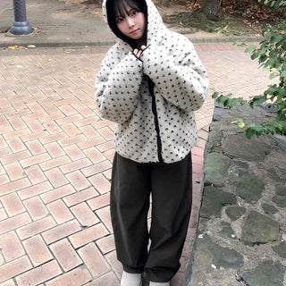 Cozy Mini Dot Color Block Fleece