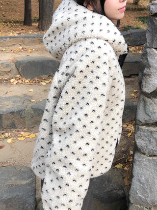 Cozy Mini Dot Color Block Fleece
