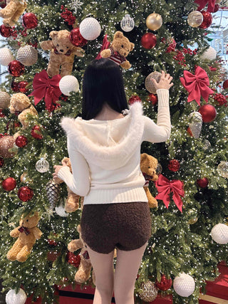 Bodley Mohair High-Waisted Shorts