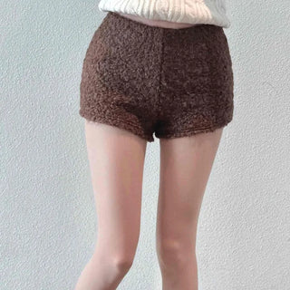 Bodley Mohair High-Waisted Shorts