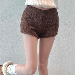 Bodley Mohair High-Waisted Shorts