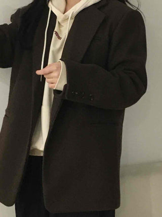 Minimal Autumn Wool Jacket