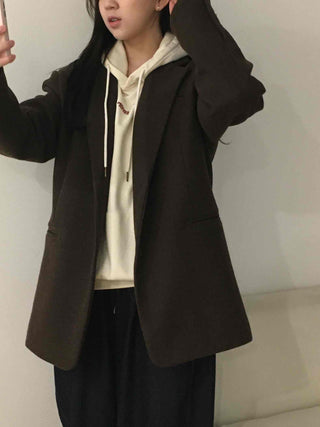 Minimal Autumn Wool Jacket