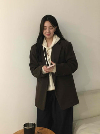 Minimal Autumn Wool Jacket