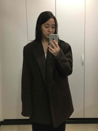 Minimal Autumn Wool Jacket