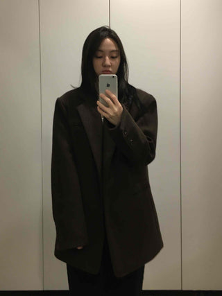Minimal Autumn Wool Jacket