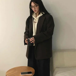 Minimal Autumn Wool Jacket