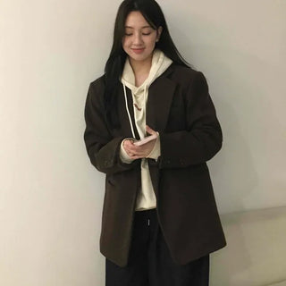 Minimal Autumn Wool Jacket