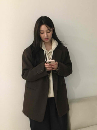 Minimal Autumn Wool Jacket