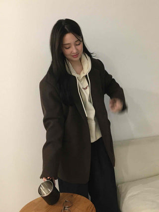 Minimal Autumn Wool Jacket
