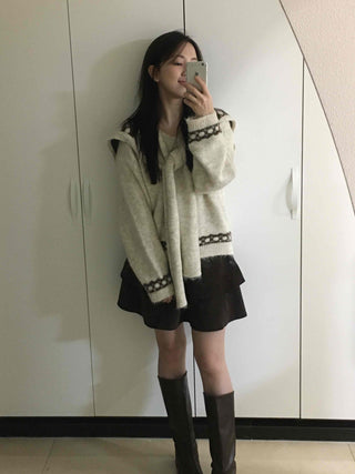 Flare Tiered A-Line Mini Skirt