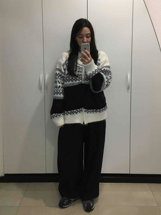 Non-Faded Loose Fit Straight Raw Denim Pants