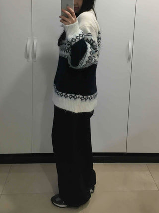 Non-Faded Loose Fit Straight Raw Denim Pants