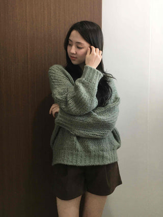 Cozy Boat Neck Loose Fit Knit