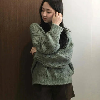 Cozy Boat Neck Loose Fit Knit
