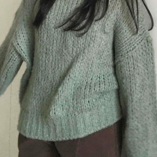 Cozy Boat Neck Loose Fit Knit