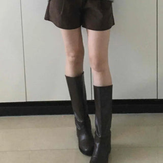 Daily Loose Fit Elastic Corduroy Shorts
