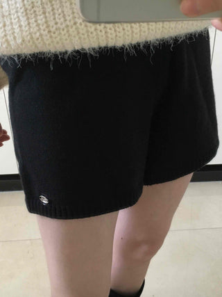 Soft Touch Fluffy Brushed Knit Shorts