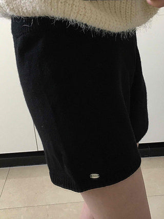 Soft Touch Fluffy Brushed Knit Shorts
