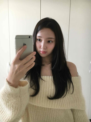 Soft Texture Shoulder Point Oversized Knit