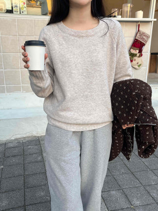 Cozy Minimal Long Sleeve Knit