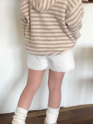 Cozy Teddy Bear Mini Shorts