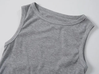 Labo Basic Cropped Ribbed Sleeveless