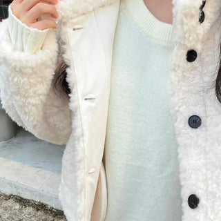 High-neck Lovely Fleece Jacket