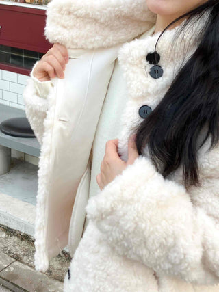 High-neck Lovely Fleece Jacket