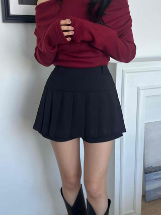 Delicate Fit Pleated Tennis Mini Skirt