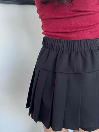 Delicate Fit Pleated Tennis Mini Skirt