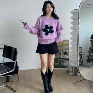 Rolled-up Tailored High-waisted Mini Shorts