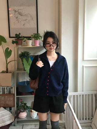 Basic Minimal High-Waisted Wide Shorts