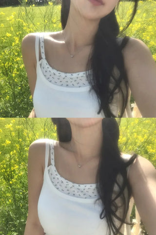 Beru Small Floral Layered Cap Sleeveless