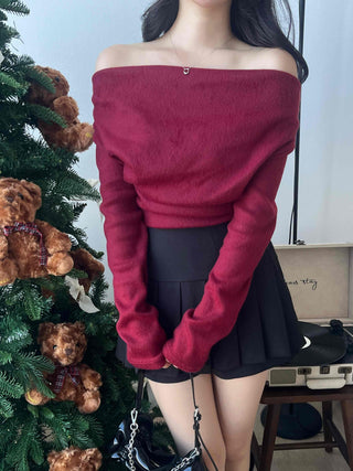 Drape Shoulder Asymmetrical Shirred Tee
