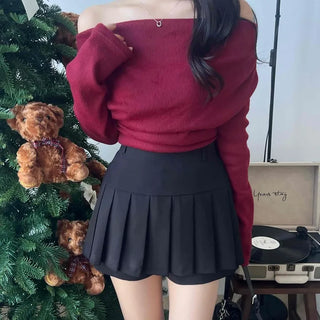 Drape Shoulder Asymmetrical Shirred Tee