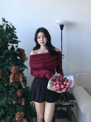Drape Shoulder Asymmetrical Shirred Tee