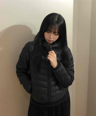 Minimal Lightweight Hooded Padded Jumper
