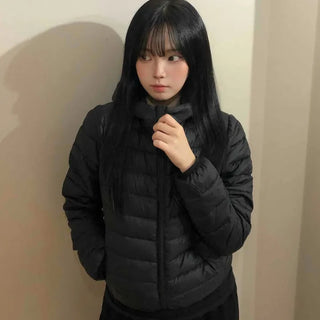 Minimal Lightweight Hooded Padded Jumper
