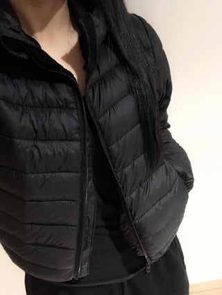 Minimal Lightweight Hooded Padded Jumper