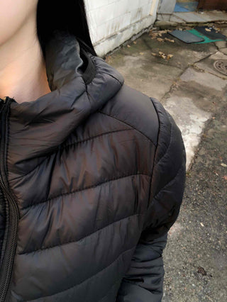 Minimal Lightweight Hooded Padded Jumper