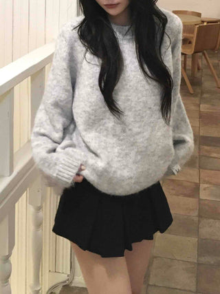 Cozy Boucle Round Knit