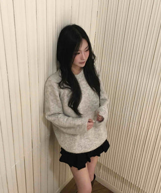 Cozy Boucle Round Knit