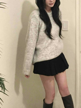 Cozy Boucle Round Knit