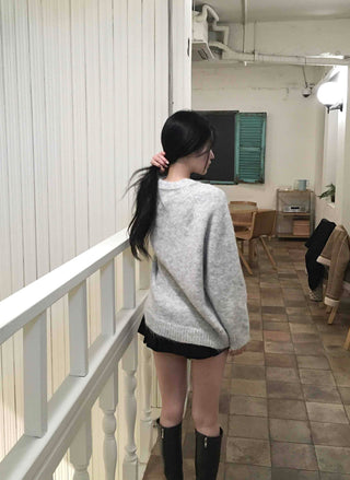 Cozy Boucle Round Knit