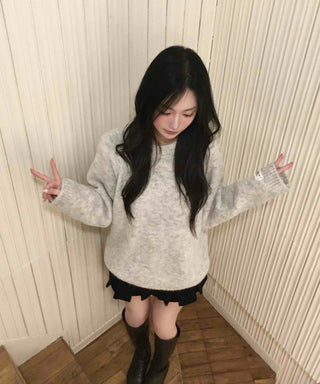 Cozy Boucle Round Knit
