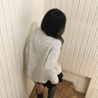 Cozy Boucle Round Knit