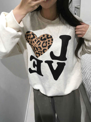 Love Leopard Sweatshirt