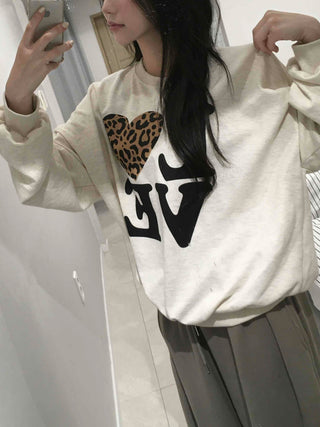 Love Leopard Sweatshirt