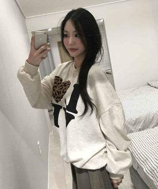 Love Leopard Sweatshirt